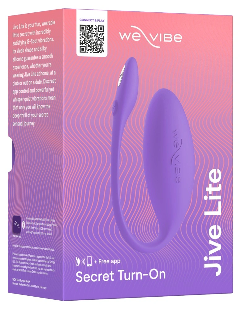 Wearable Vibrating Egg We-Vibe Jive Lite, Free App, Purple - SexToysDistribution Wearable Vibrating Egg We-Vibe Jive Lite, Free App, Purple - SexToysDistribution