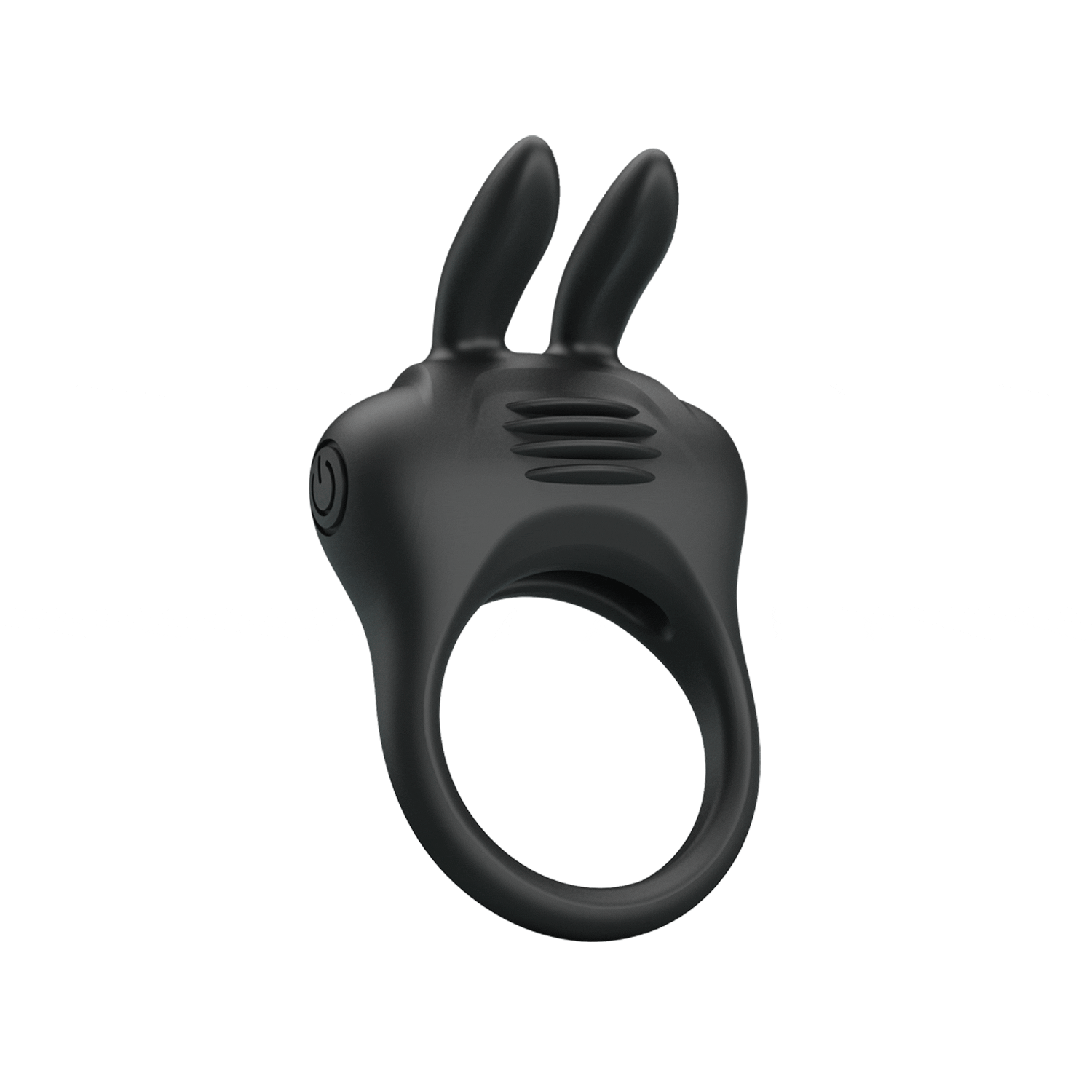 Davion Penis Ring with Vibrations, Silicone, Black - SexToysDistribution