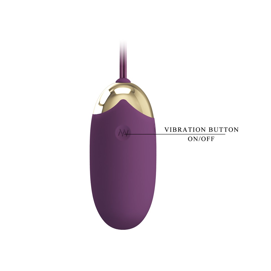 Egg Vibrator Abner, 12 Vibration Modes, Bluetooth Control Free App,  Silicone, USB, Purple - SexToysDistribution